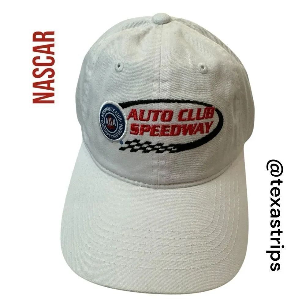 New Auto Club Speedway Automobile Club Southern California Nascar Cap Hat